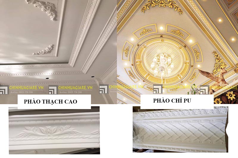 Vì đâu mà phào chỉ thạch cao trở nên thất thế trước phào chỉ PU - 1