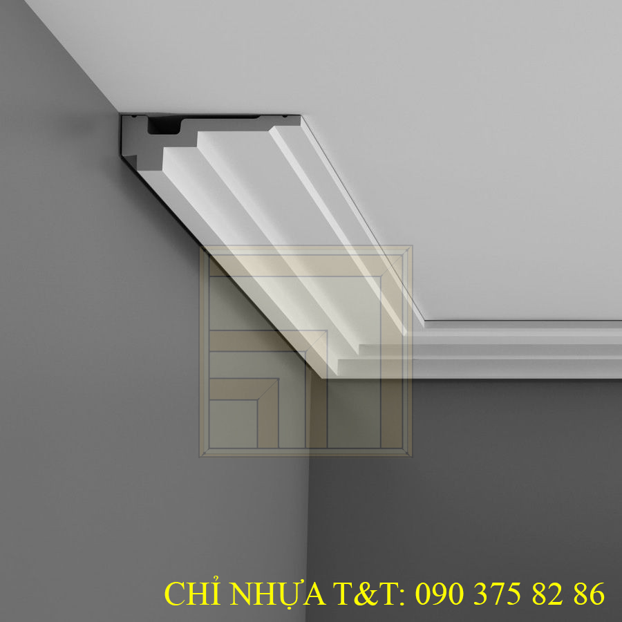 Chỉ Nhựa PU – Vật Liệu Mới Được Ưa Chuộng Thay Thế Phào Chỉ Gỗ, Thạch Cao