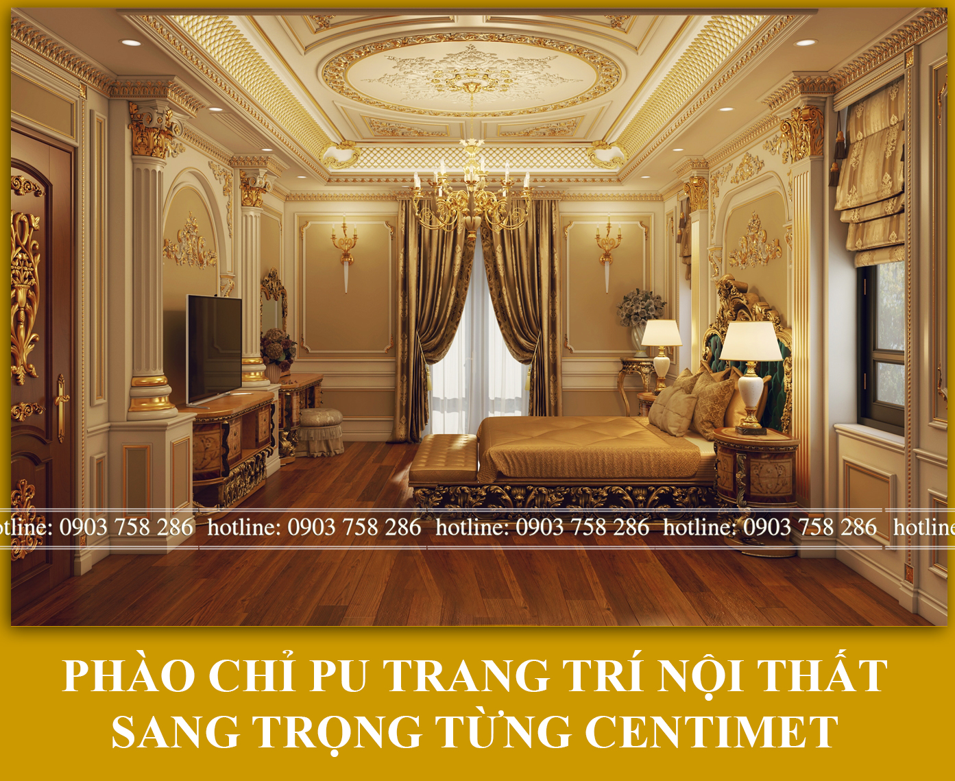 Phào chỉ PU “tát vào mặt” ai bảo nó không sang không đẹp - 1