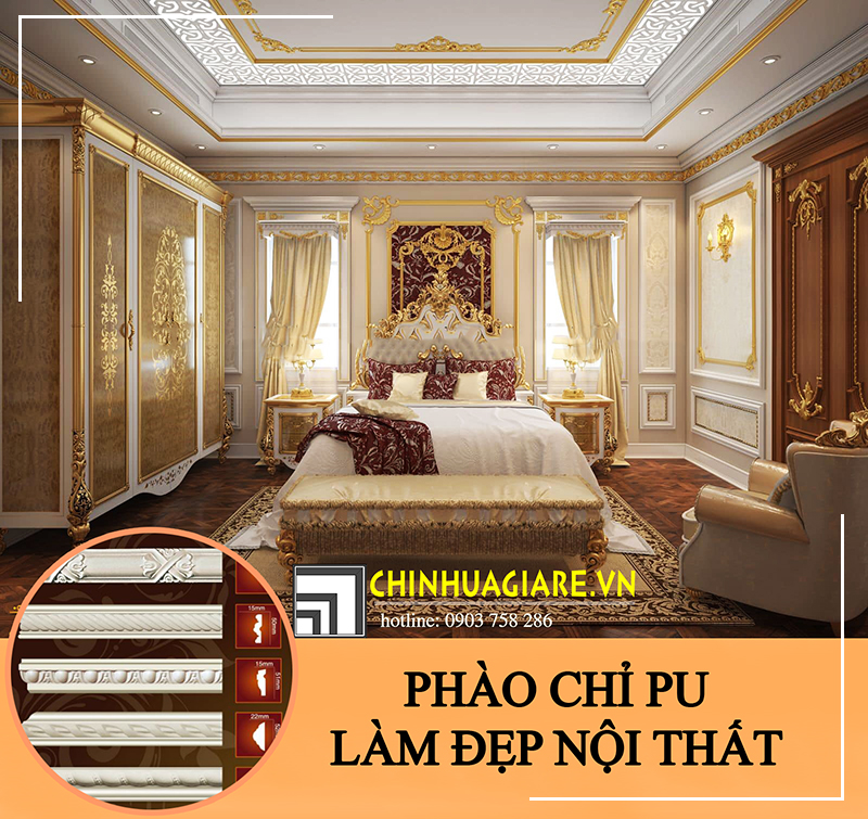 Triệu like cho nội thất trang trí bằng phào chỉ PU là có lý do của nó - 2